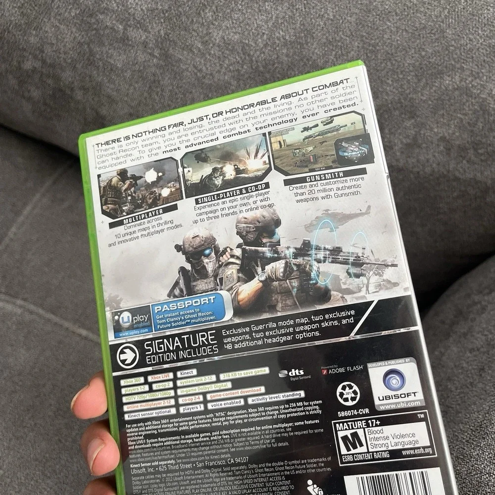 Tom Clancys Ghost Reacon Future Soilder Xbox 360 CIB Working Tested!